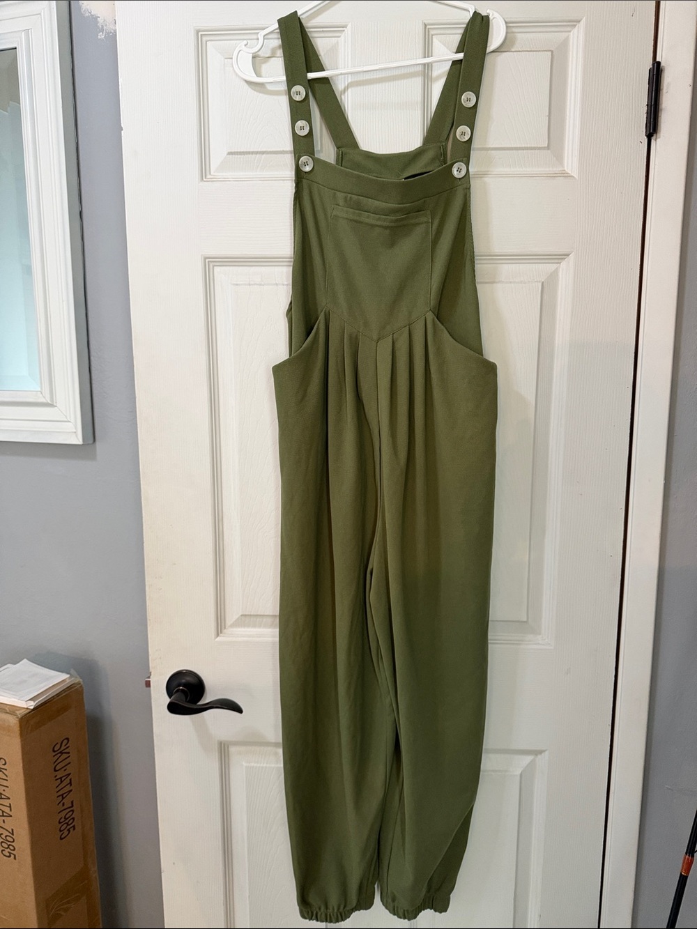 Halara Olive Green Women's Overalls Jumpsuit